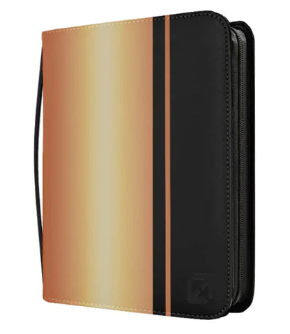 Evoretro Shield 3x3 Top Loader Binder - Black & Gold