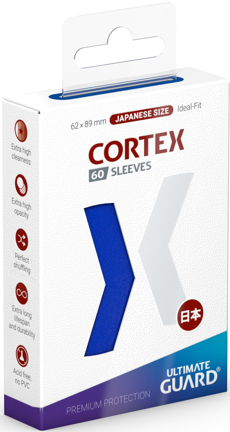 Ultimate Guard Cortex - 60CT Japanese Size - Blue Glossy Sleeves