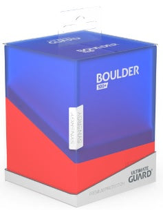 Ultimate Guard Synergy - Deck Case Boulder 100+ Red / Blue