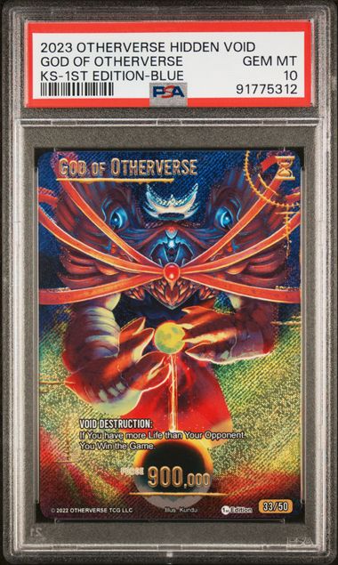 GRADED [PSA 10] 2023 OTHERVERSE HIDDEN VOID KICKSTARTER BABY GOLEM KS-1ST EDITION-BLUE