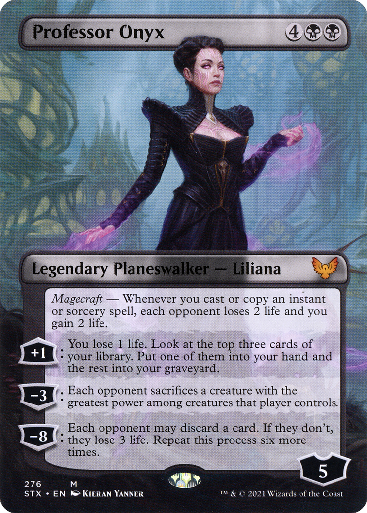 Professor Onyx (Borderless) [Strixhaven: School of Mages]