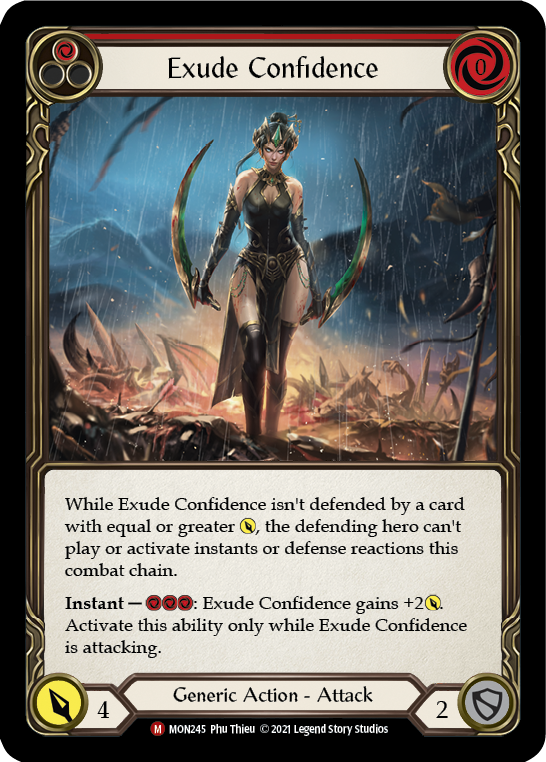 Exude Confidence [MON245-RF] (Monarch)  1st Edition Rainbow Foil