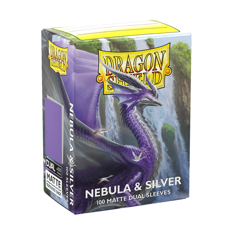 Dragon Shield: Standard 100ct Sleeves - Nebula & Silver (Dual Matte)