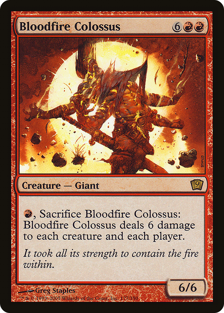 Bloodfire Colossus [Ninth Edition]