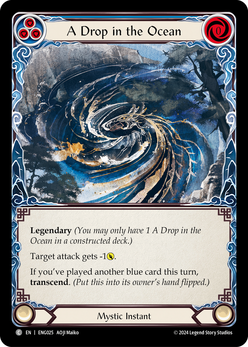 A Drop in the Ocean [ENG025] (Part the Mistveil Enigma Blitz Deck)