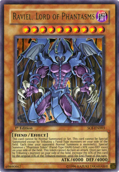 Raviel, Lord of Phantasms [SOI-EN003] Ultra Rare