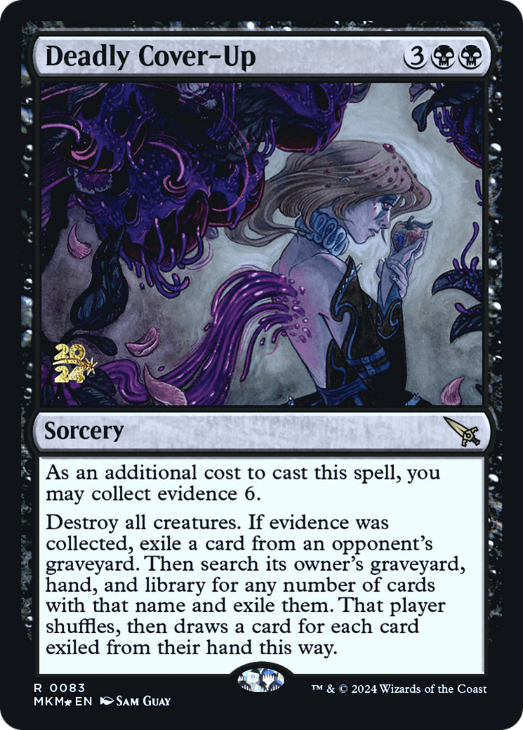 Deadly Cover-Up [Murders at Karlov Manor Prerelease Promos]