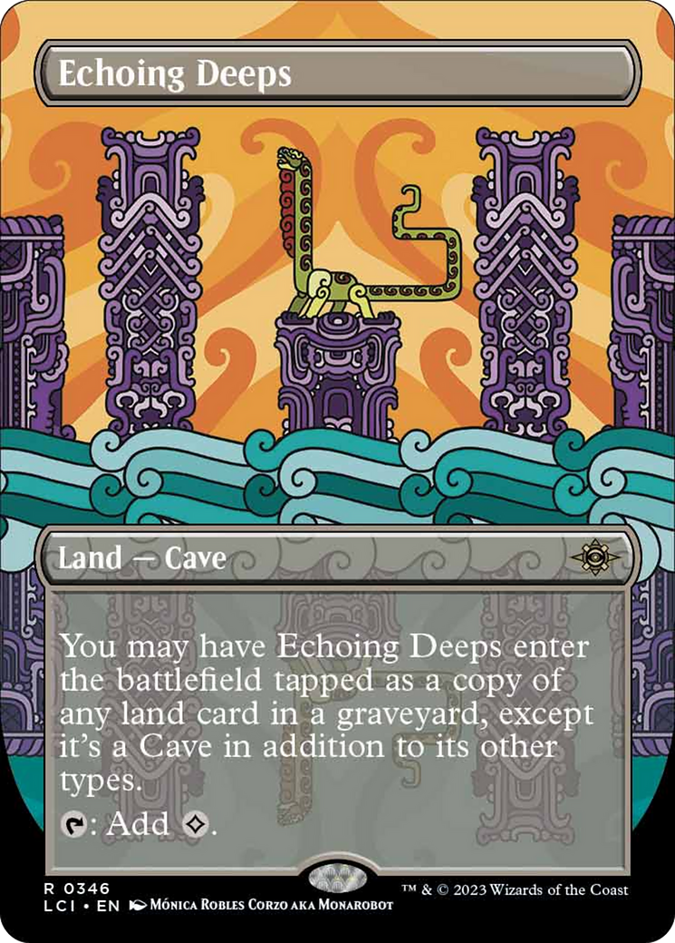 Echoing Deeps (Borderless) [The Lost Caverns of Ixalan]