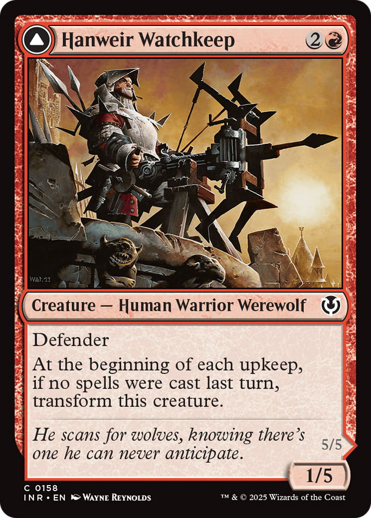 Hanweir Watchkeep // Bane of Hanweir [Innistrad Remastered]