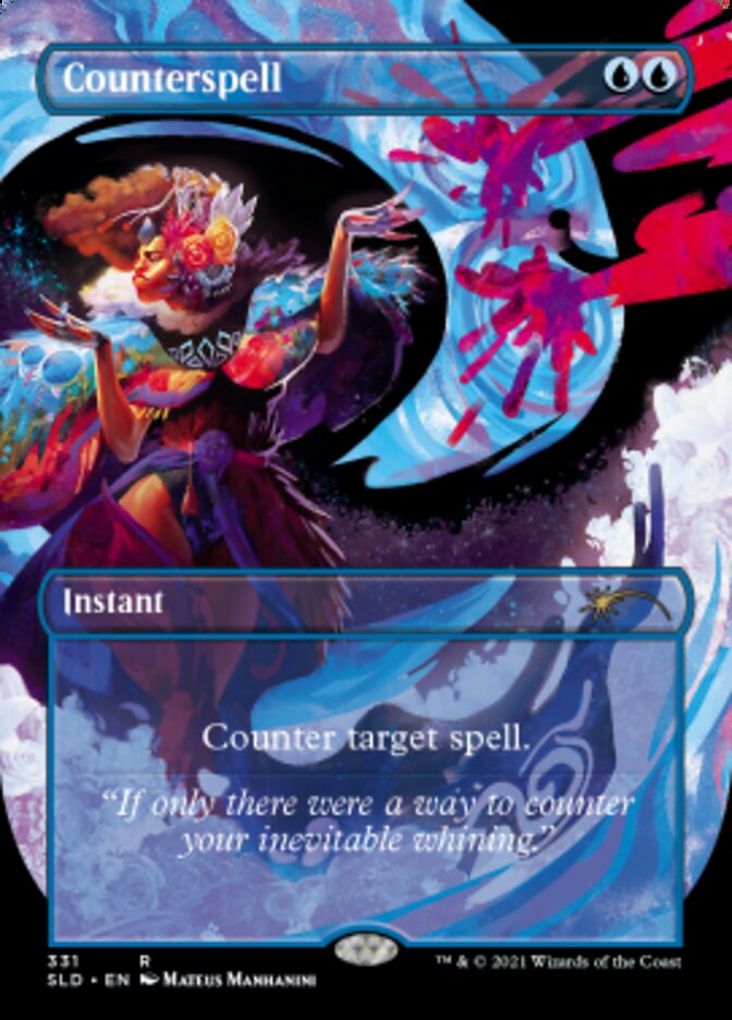 Counterspell (Borderless) [Secret Lair Drop Series]