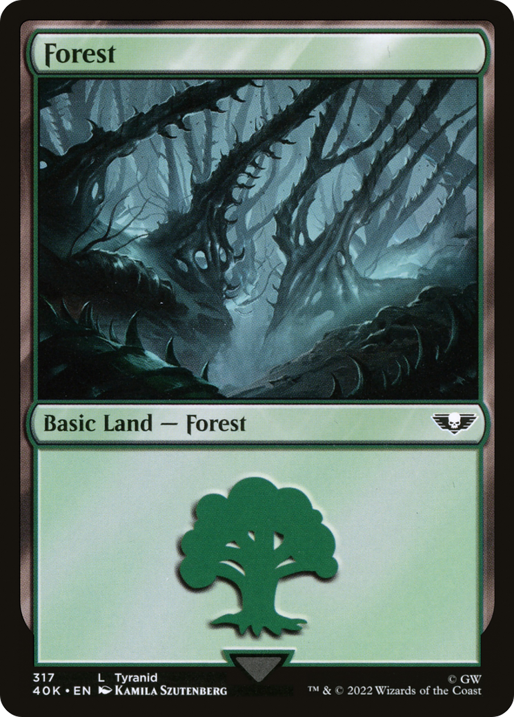 Forest (317) [Universes Beyond: Warhammer 40,000]