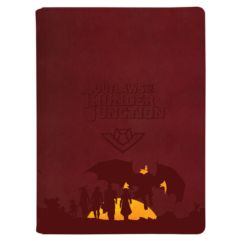 Ultra PRO: 9-Pocket Premium PRO-Binder - Outlaws of Thunder Junction (Set Symbol and Gang Silhouette)