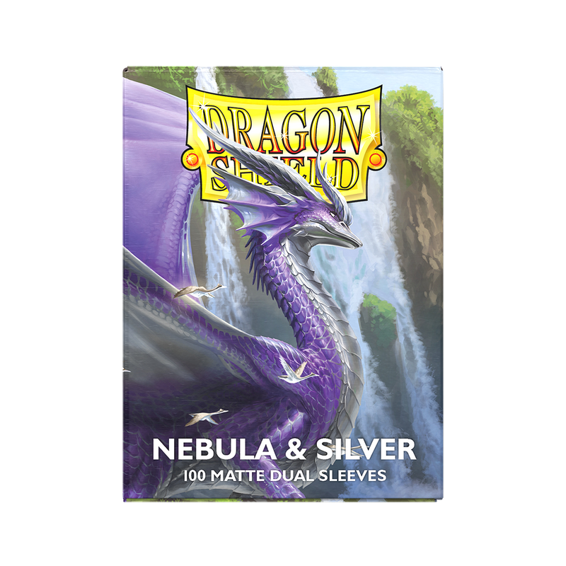 Dragon Shield: Standard 100ct Sleeves - Nebula & Silver (Dual Matte)