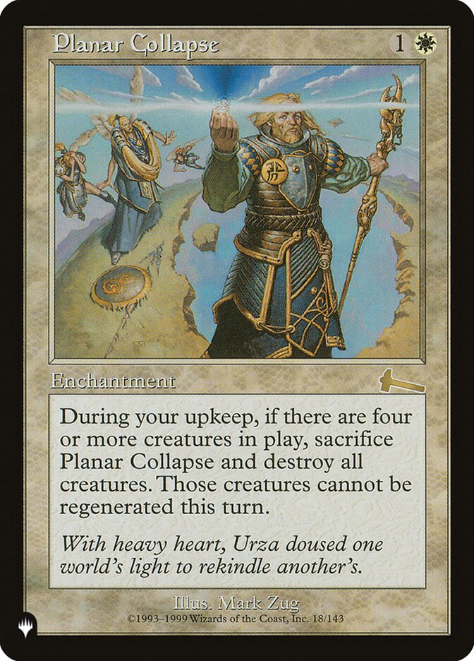 Planar Collapse [The List]