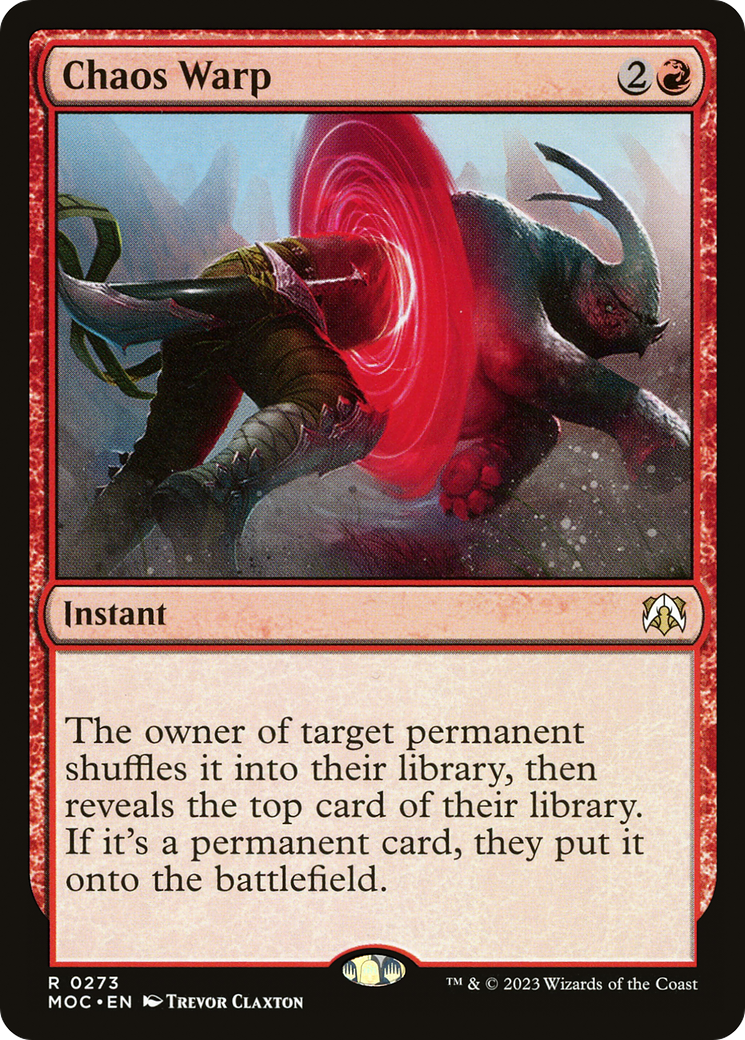 Chaos Warp [March of the Machine Commander]