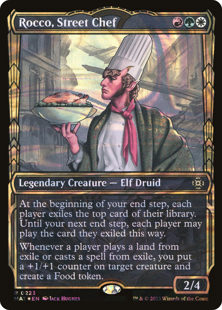 Rocco, Street Chef (Showcase Halo Foil) [March of the Machine: The Aftermath]