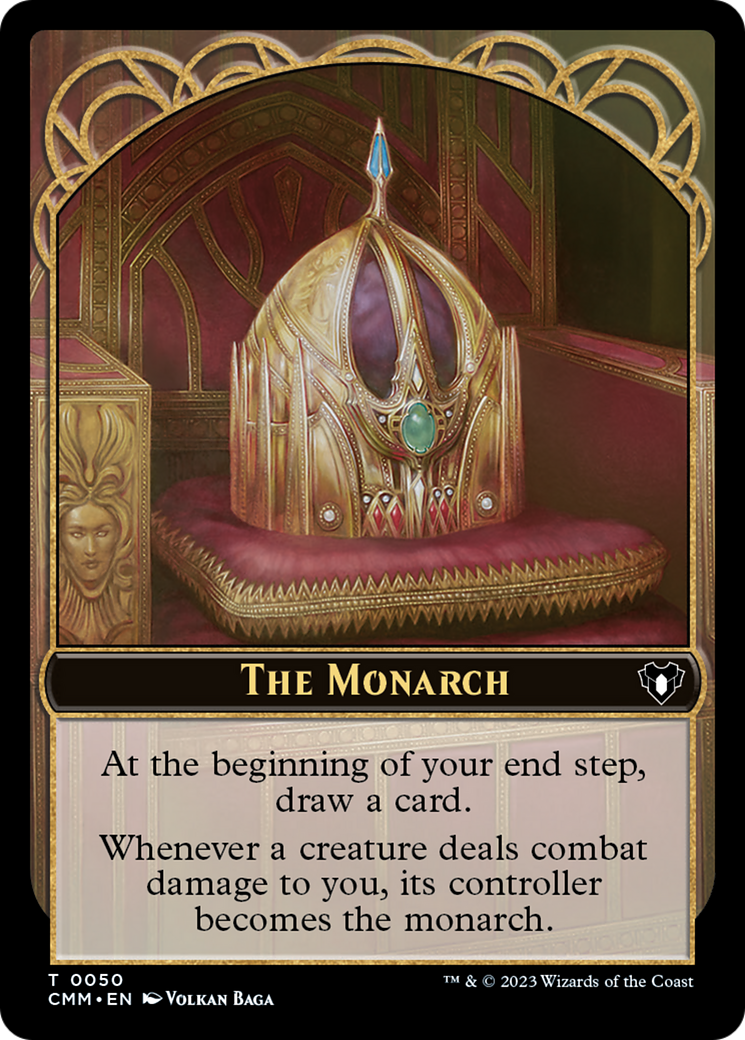 Copy (54) // The Monarch Double-Sided Token [Commander Masters Tokens]