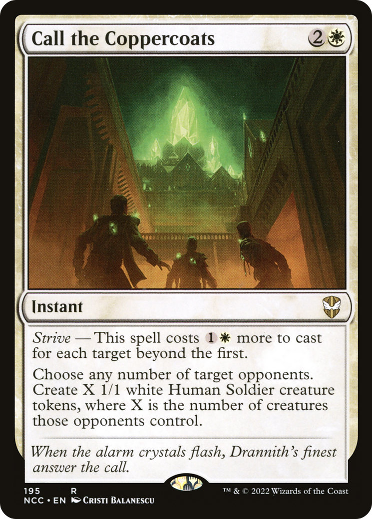 Call the Coppercoats [Streets of New Capenna Commander]