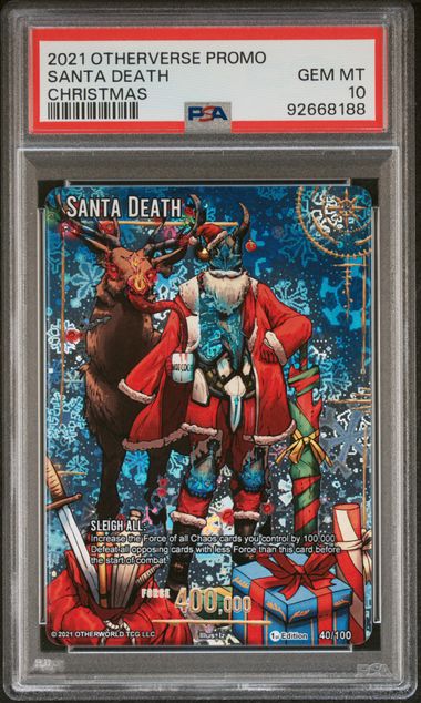 GRADED [PSA 10] 2021 OTHERVERSE PROMO SANTA DEATH CHRISTMAS