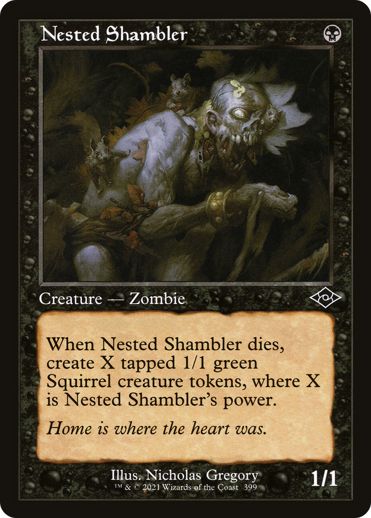 Nested Shambler (Retro Foil Etched) [Modern Horizons 2]