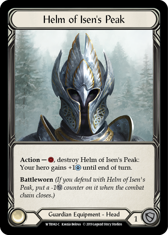 Helm of Isen's Peak [WTR042-C] (Welcome to Rathe)  Alpha Print Cold Foil