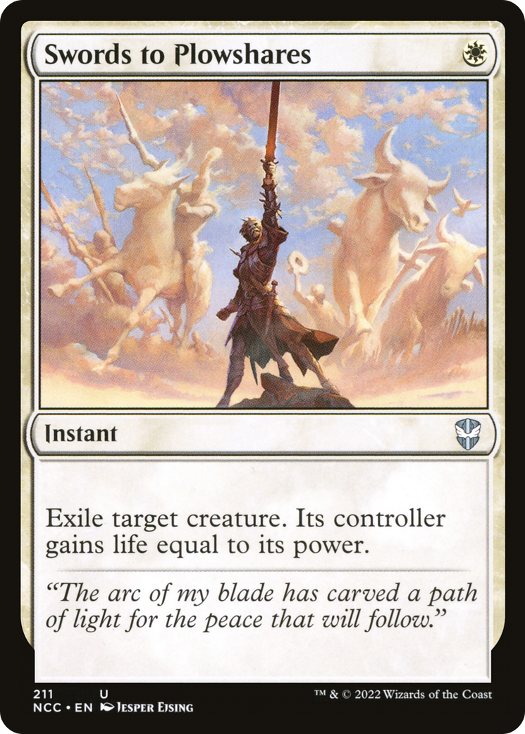 Swords to Plowshares [Streets of New Capenna Commander]