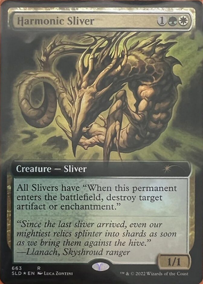 Harmonic Sliver (Extended Art) [Secret Lair Drop Promos]