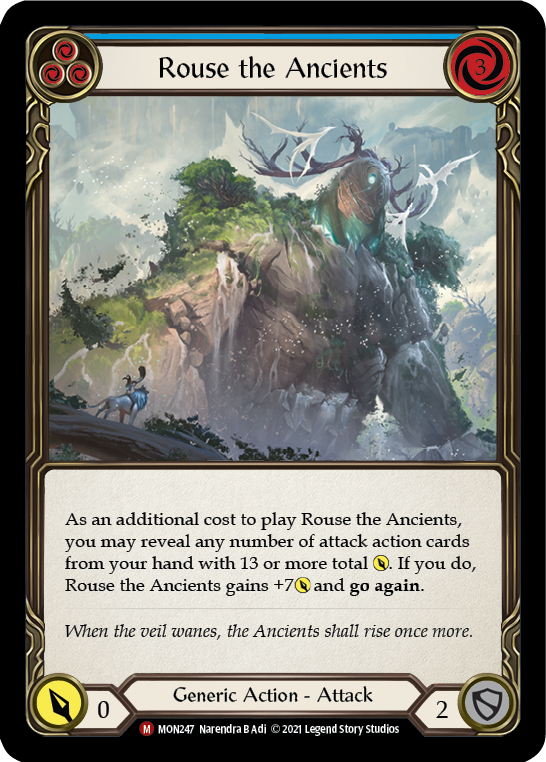 Rouse the Ancients [MON247-RF] (Monarch)  1st Edition Rainbow Foil