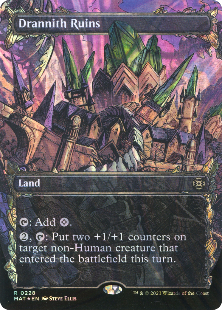 Drannith Ruins (Showcase Halo Foil) [March of the Machine: The Aftermath]