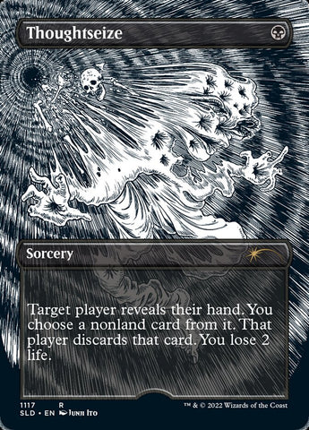 Thoughtseize (Borderless) [Secret Lair Drop Series]