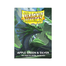 Dragon Shield: Standard 100ct Sleeves - Apple Green & Silver (Dual Matte)