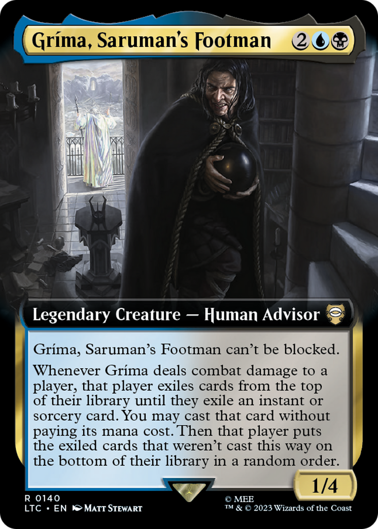 Grima, Saruman's Footman (Extended Art) [The Lord of the Rings: Tales of Middle-Earth Commander]