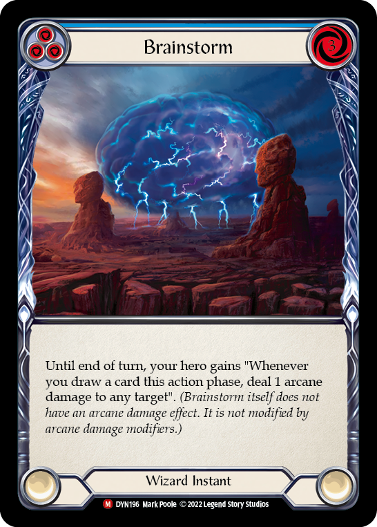 Brainstorm [DYN196] (Dynasty)  Rainbow Foil