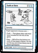 Truth or Dare [Mystery Booster Playtest Cards]