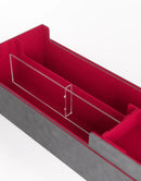 Gamegen!c Cards' Lair PRO Convertible Deck Box 1000+ - Grey & Red