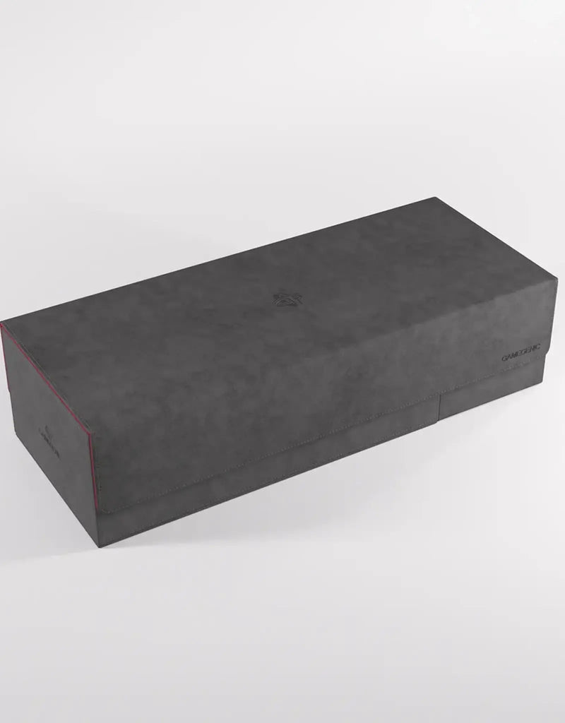 Gamegen!c Cards' Lair PRO Convertible Deck Box 1000+ - Grey & Red