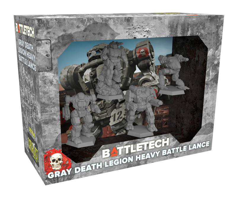 Gray Death Legion Heavy Battle Lance: BattleTech [35765]