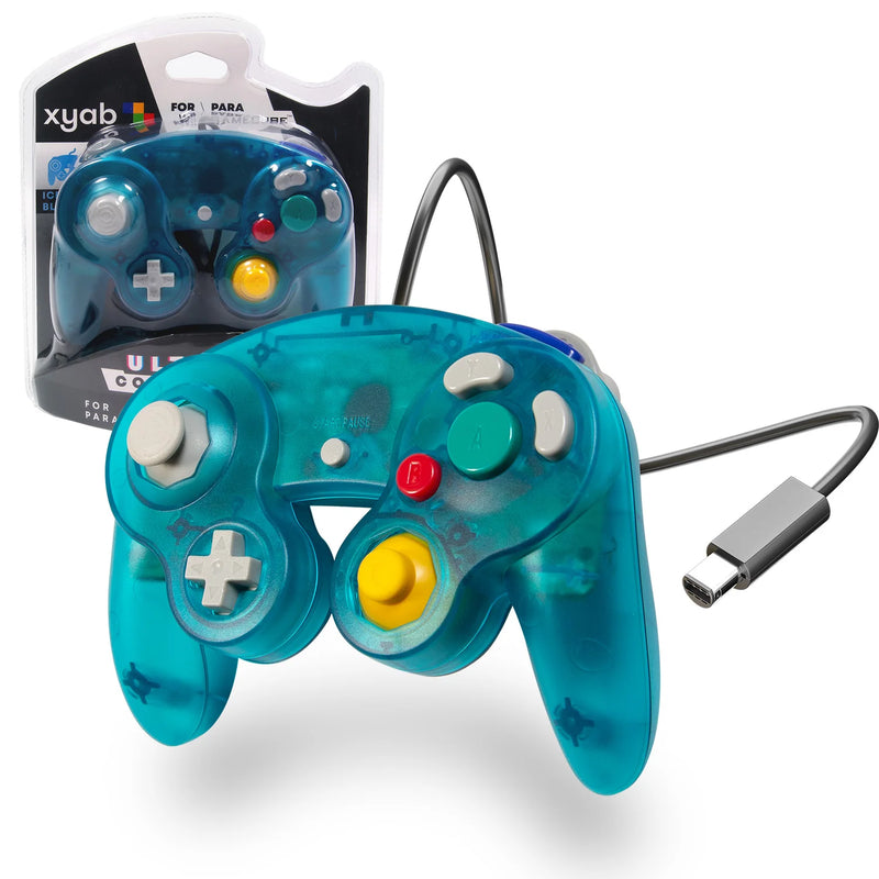 Wired Controller for Wii/Gamecube - Ice Blue