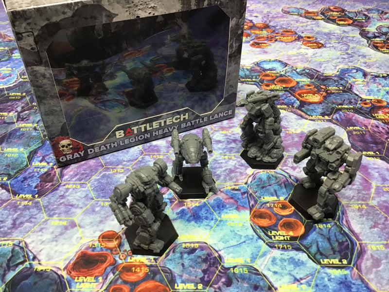 Gray Death Legion Heavy Battle Lance: BattleTech [35765]