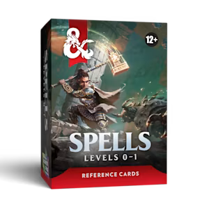 Dungeons & Dragons Reference Cards - Spells: Levels 0-1
