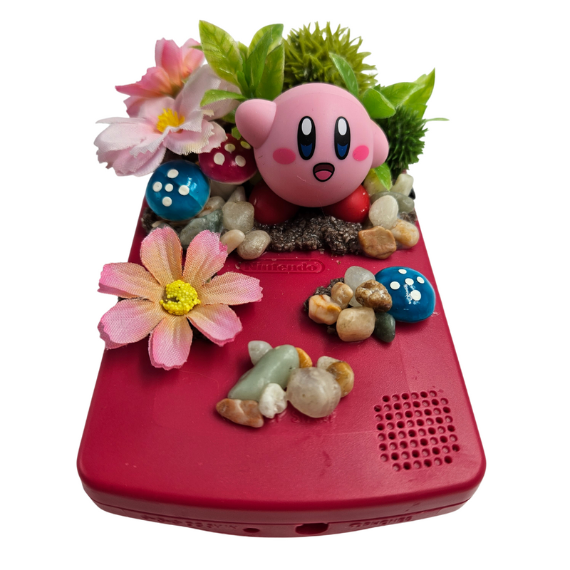 Gameboy Kirby Terrarium - Video Game Display