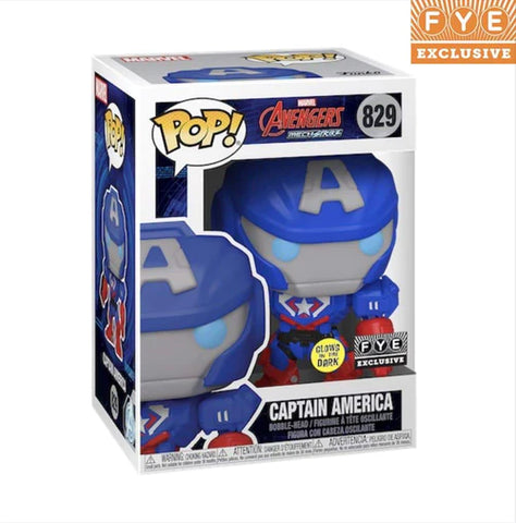 Captain America #829 Bobble Head Pop! Vinyl Figure (Glow in The Dark / FYE Exclusive)