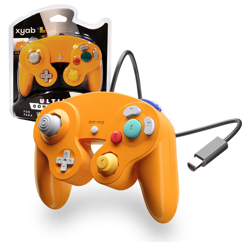 Wired Controller for Wii/Gamecube - Orange
