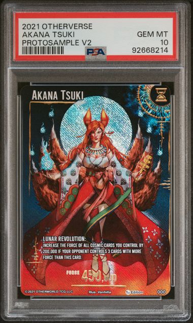 GRADED [PSA 10] 2021 OTHERVERSE PROTOSAMPLE V2 AKANA TSUKI PROTOSAMPLE V2