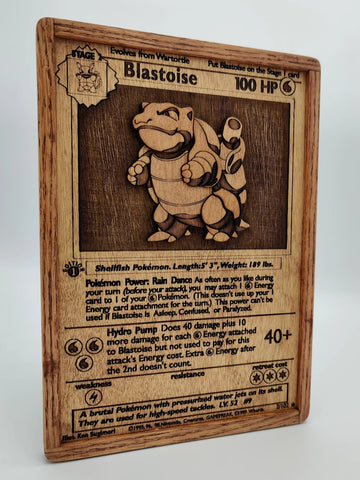 Giant Hardwood Pokémon Card - Blastoise