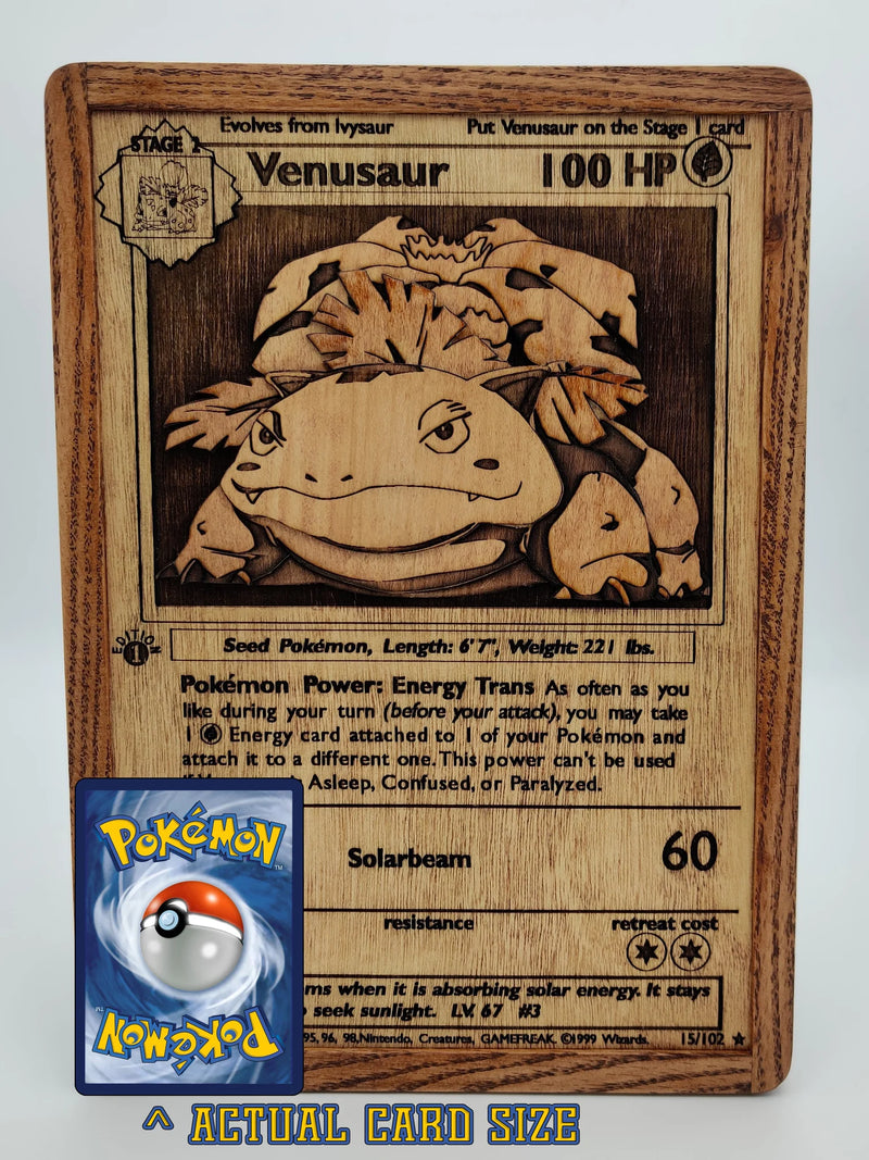 pokemon cards giant Giant Hardwood Pokémon Card