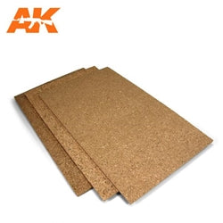 Cork Sheets - Fine Grained - 200 x 300 x 1-2-3mm