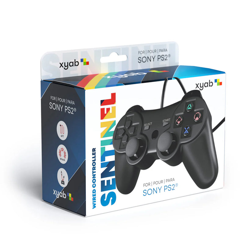 Playstation 2 Wired Controller - Black
