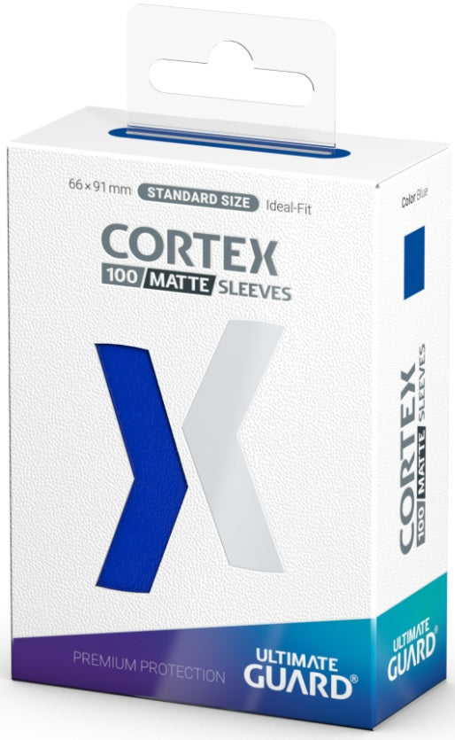 Ultimate Guard Cortex - 100CT Standard Size - Blue Matte Sleeves