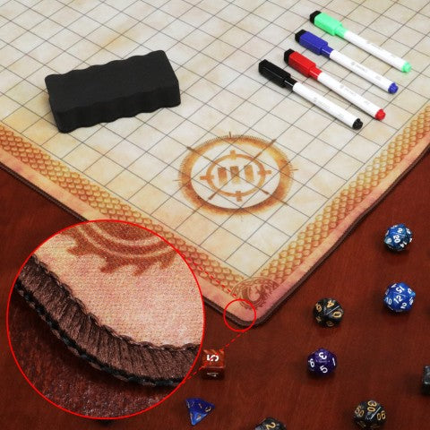 Tabletop Deluxe Rubber RPG Grid Mat Campaign Kit